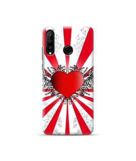 Coque souple coeur 2 en gel pour HUAWEI P30 Lite