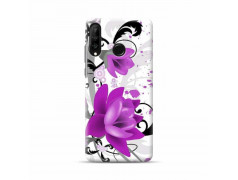 Coque souple  fleurs en couleur en gel pour HUAWEI P30 Lite