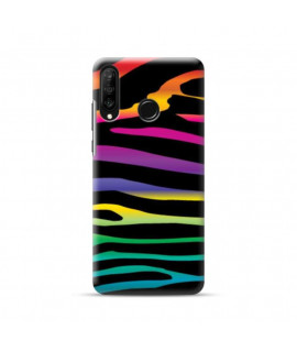 Coque souple zebre color en gel pour HUAWEI P30 Lite