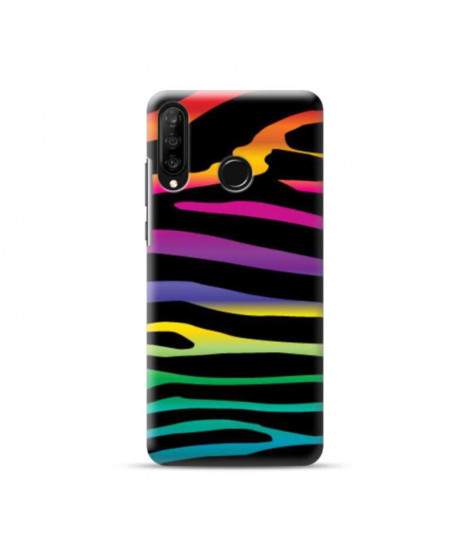 Coque souple zebre color en gel pour HUAWEI P30 Lite