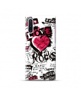 Coque souple    LOVE ROCK en gel pour SAMSUNG Galaxy NOTE 10+