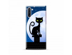 Coque souple  CAT NIGHT en gel pour SAMSUNG Galaxy NOTE 10