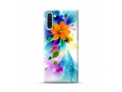 Coque souple  FLEURS COLOR en gel pour SAMSUNG Galaxy NOTE 10