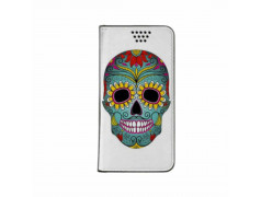 Etui portefeuille TETE DE MORT CALAVERA Samsung Galaxy A10