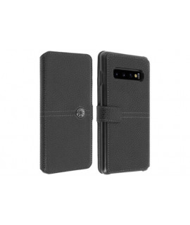 Etui rabattable original noir FACONNABLE pour SAMSUNG GALAXY S10e