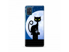 Coque Souple CAT NIGHT en gel SAMSUNG GALAXY A51