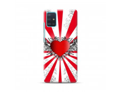 Coque Souple COEUR LOVE en gel SAMSUNG GALAXY A51