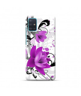 Coque Souple FLEURS en gel SAMSUNG GALAXY A51