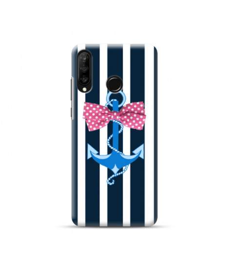 Coque Souple ANCRE MARINE en gel pour HUAWEI P30 LITE