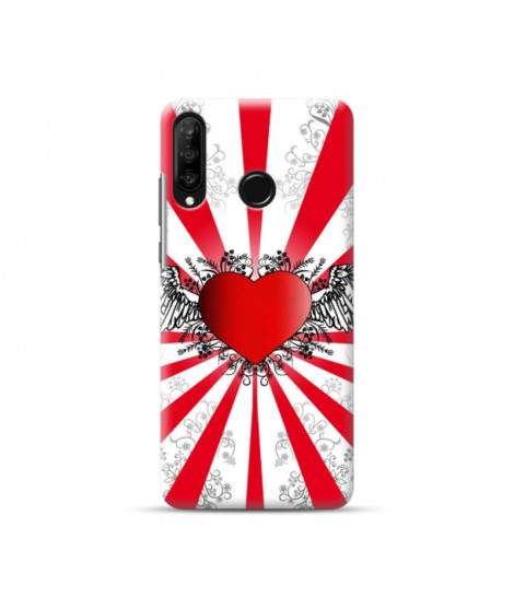 Coque Souple BIG LOVE en gel  pour HUAWEI P30 lite