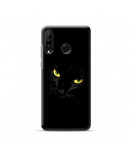 Coque Souple BLACK CAT en gel  pour HUAWEI P30 lite