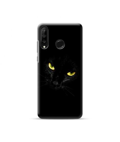 Coque Souple BLACK CAT en gel  pour HUAWEI P30 lite