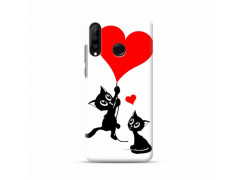 Coque Souple CAT LOVE en gel  pour HUAWEI P30 lite