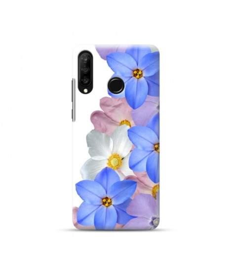 Coque Souple FLEUR 3 en gel  pour HUAWEI P30 lite