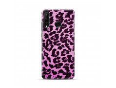 Coque Souple LEOPARD MAUVE en gel  pour HUAWEI P30 lite