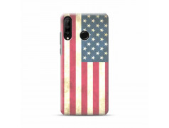 Coque Souple USA FLAG en gel  pour HUAWEI P30 lite