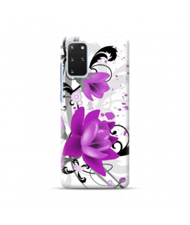 Coque FLEUR MAUVE pour SAMSUNG GALAXY S20