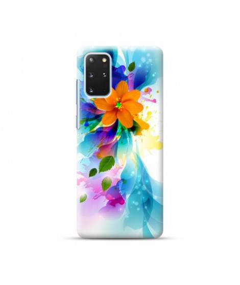 Coque FLEUR ORANGE pour SAMSUNG GALAXY S20