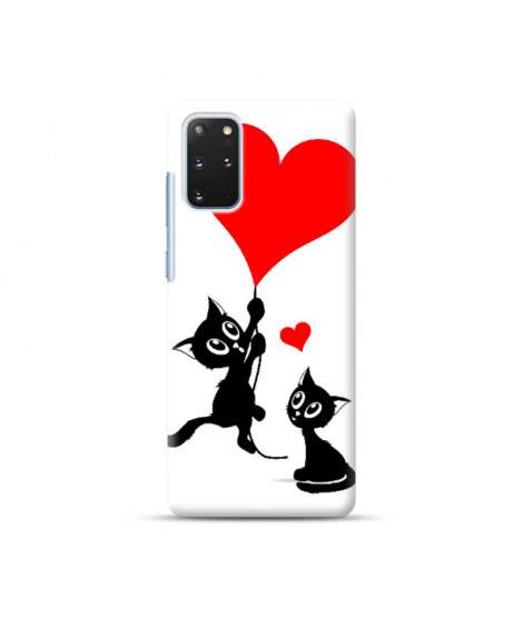 Coque LOVE CAT pour SAMSUNG GALAXY S20+