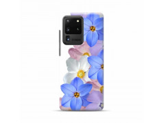 Coque FLEURS BLEUES pour SAMSUNG GALAXY S20 Ultra