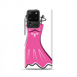 Coque PETITE ROBE ROSE pour SAMSUNG GALAXY S20 Ultra