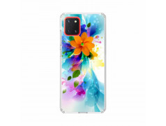 Coque souple Fleur orange en gel pour SAMSUNG Galaxy NOTE 10 Lite