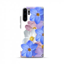 Coque Souple Fleur bleue pour HUAWEI P30 Pro