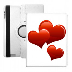 Etui Love blanc pour IPAD 