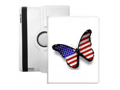 Etui papillon USA pour IPAD 