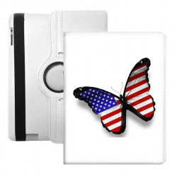 Etui papillon USA pour IPAD 