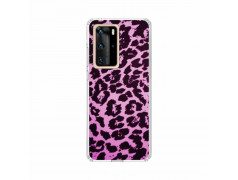 Coque Souple Leopard rose pour HUAWEI P40