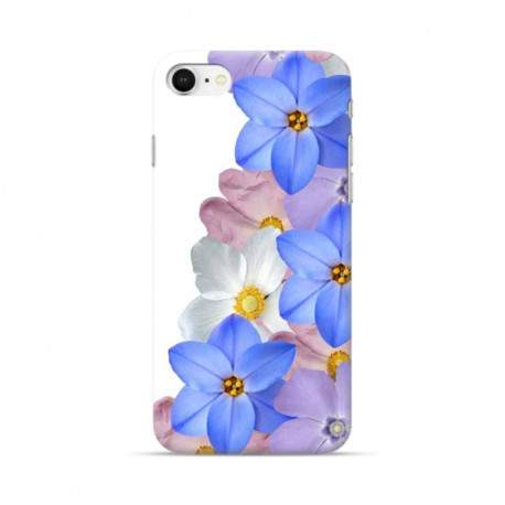 Coque souple Fleurs Bleues pour Iphone SE 2020