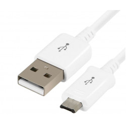 Câble original et certifie SAMSUNG micro USB blanc