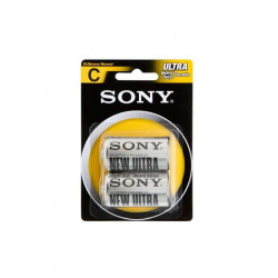 Pack de 2 piles SONY 1,5 Volt C–R14