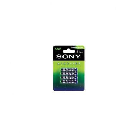 4 PILES ALKALINE 1,5 V AAA LR03 SONY