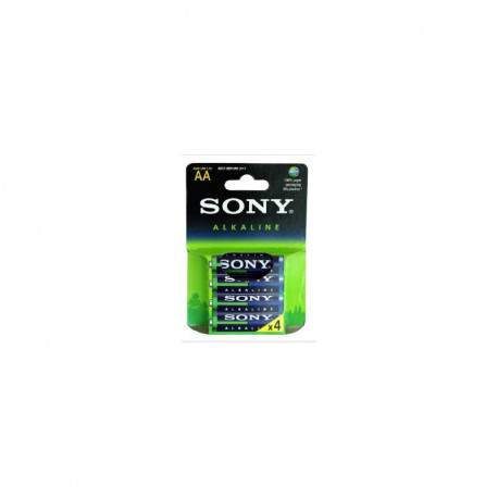 4 PILES ALKALINE 1,5 V AA LR6 SONY