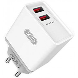 Chargeur double USB à charge rapide 2,4A secteur 220V