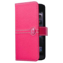 Etui cuir original rose FACONNABLE iPhone 5c