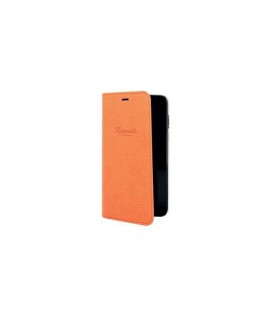 Etui rabattable original orange FACONNABLE pour iPhone 7+