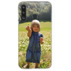 Coques souples PERSONNALISEES en Gel silicone pour SAMSUNG GALAXY A21