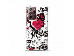 Coque souple SAMSUNG NOTE 20 Love Rock