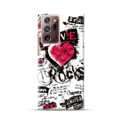 Coque souple SAMSUNG NOTE 20 Love Rock