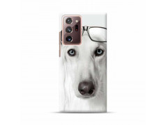 Coque souple SAMSUNG A41 White Dog