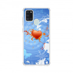 Coque souple samsung A21S love 2 en gel