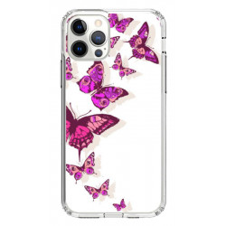 Coque souple Papillons iPhone 12 Pro