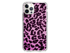 Coque souple Leopard rose iPhone 12 Pro