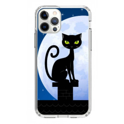 Coque souple iPhone 12 Pro Max Night Cat