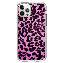 Coque souple iPhone 12 Pro Max leopard Rose