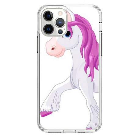 Coque souple iPhone 12 Licorne