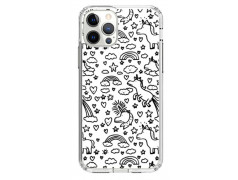 Coque souple iPhone 12 Licorne2